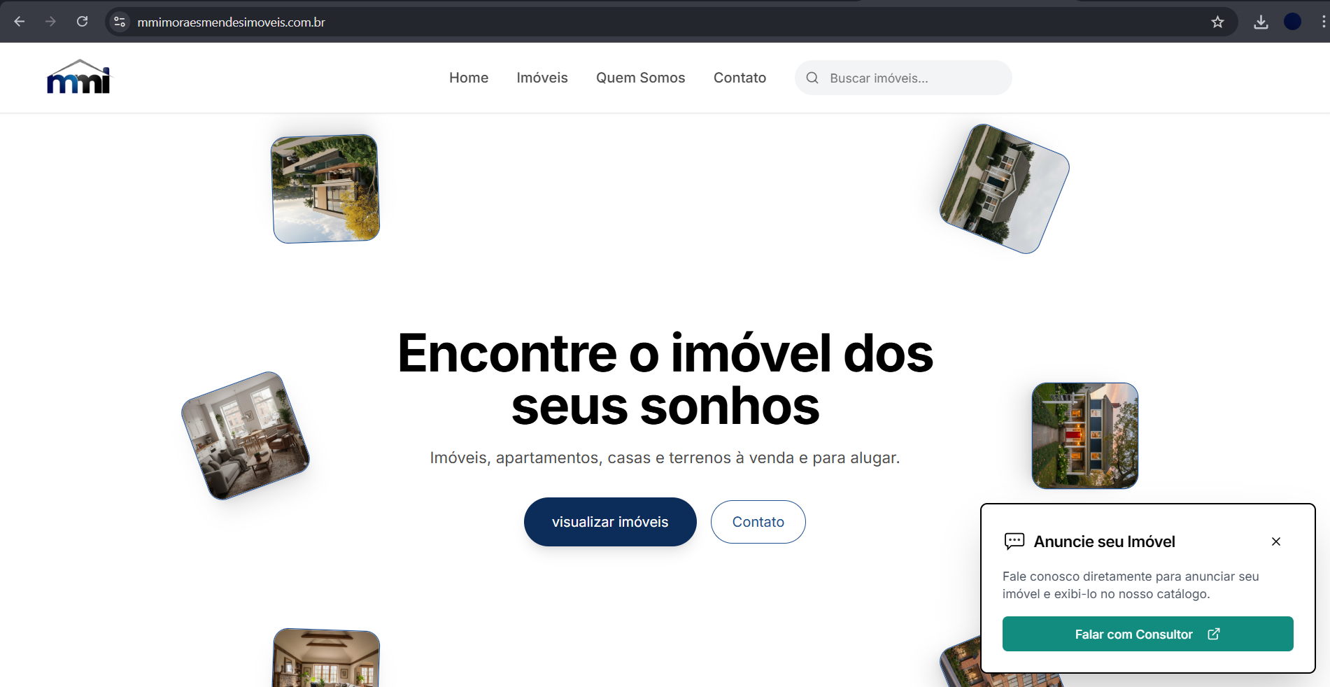 MMI Real Estate - Preview do site